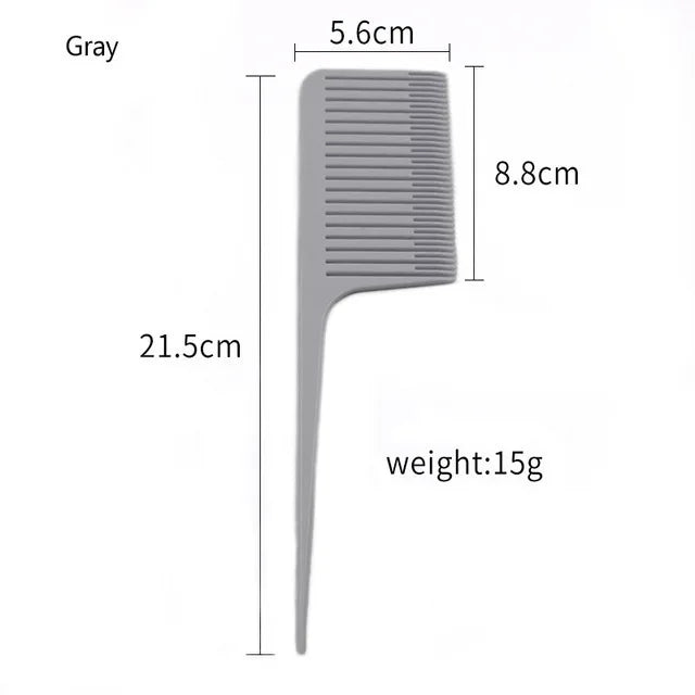 Profession Hair Dyeing Comb Weave Comb Tail Pro-hair Coloring Highlighting Comb Weaving Cutting Hair Brush for Hairdressing