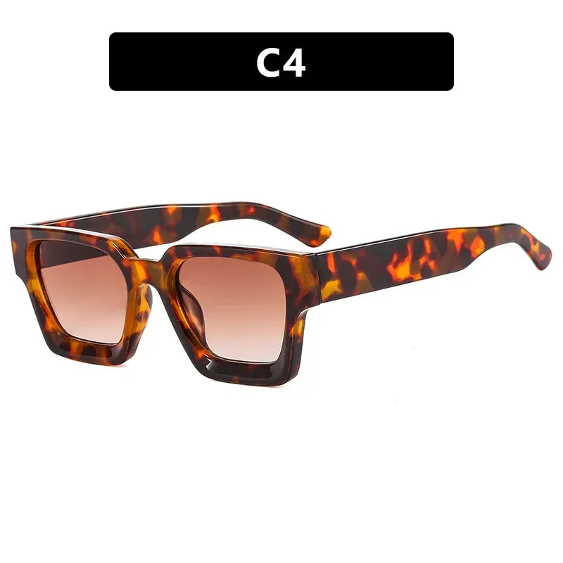 Dropshipping Square Sunglasses Fashion Brand Design Cool Shade Outdoor Luxury Eyewear Personalized Women Men UV400 Gafas De Sol