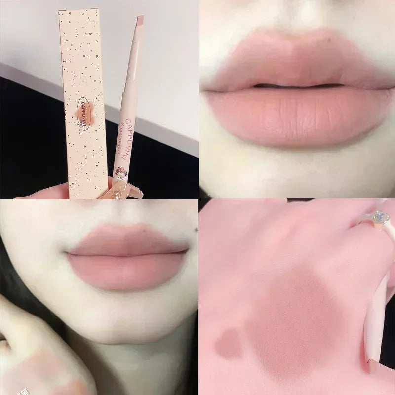 Matte Lip Mud Lip Liner Pencil Gift Box Makeup Set Lip Glaze Cream Waterproof Lips Lipstick Pen Lasting Korea Make Up Cosmetics