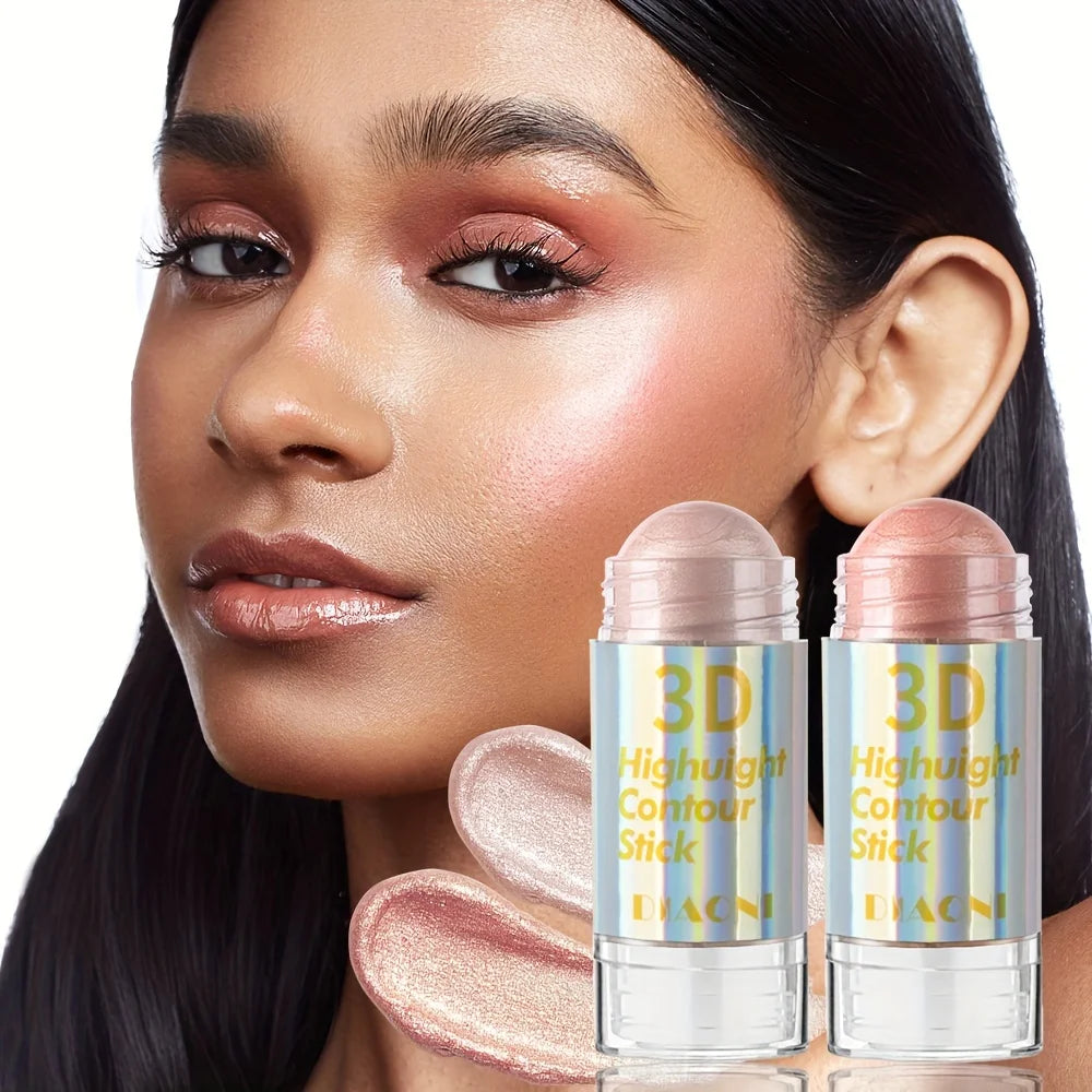 Water Light Highlighter Stick Blush Stick Make Up Face Body Glitter Illuminator Cosmetics Face Contour Brighten Makeup