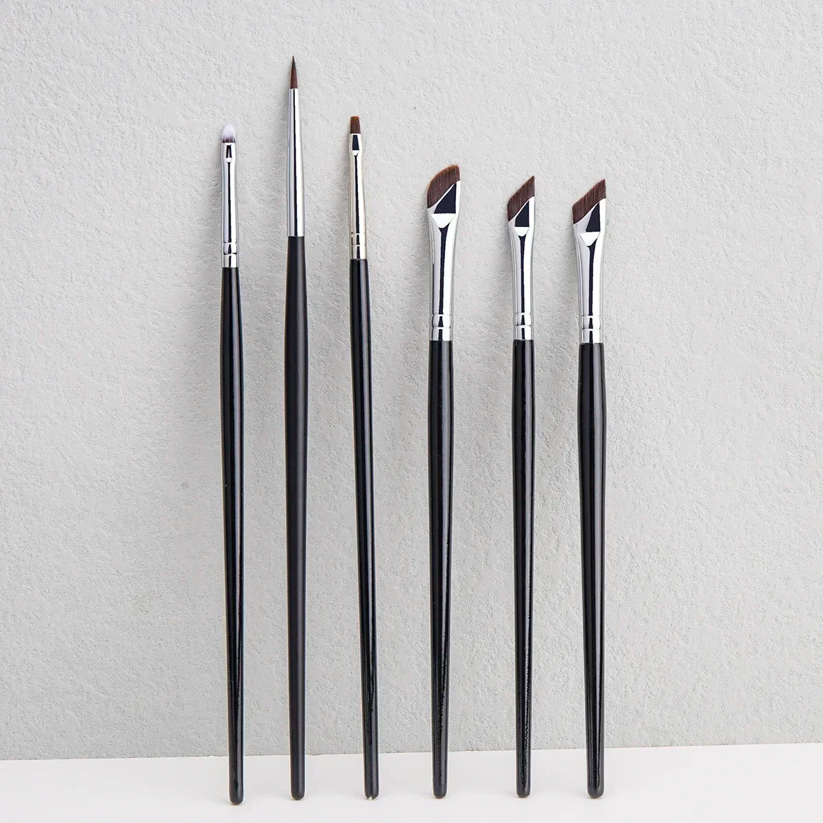 5/6PCS Thin Gel Eyeliner Makeup Brushes Eyeliner Brush Sets Flat Top Eyeliner Concealer Brush Eye Liner Detailed Make Up Tool