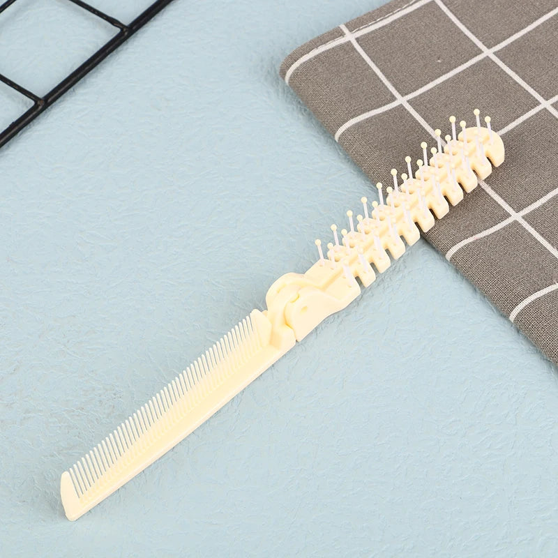 Hollow Hair Scalp Massage Comb Hair Brush Anti-static Wet Dry Curly Detangler Hairbrush Nylon Salon Hair Styling Tools