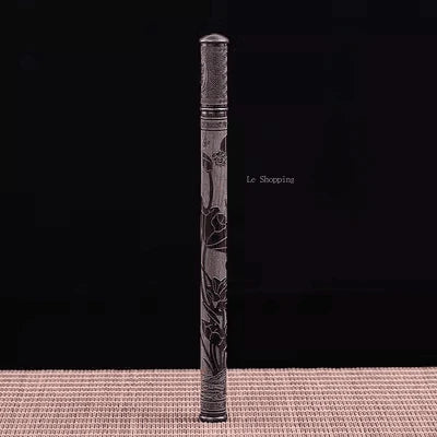 Black Sandalwood Incense Canister Relievo Unplug Mouth Style Agarwood/sandalwood Joss Stick Tube Domestic Incense Appliances