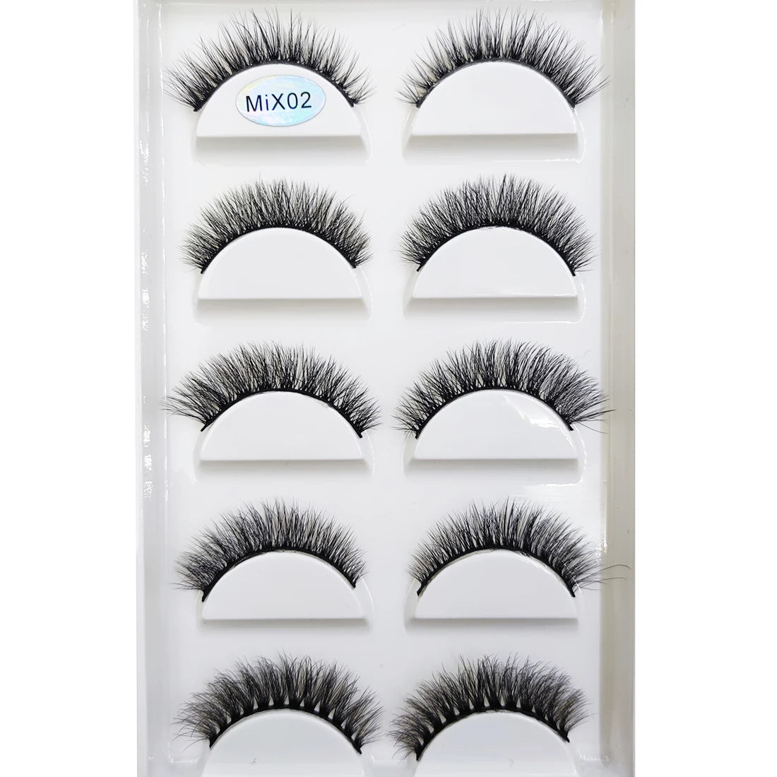 5 Pairs 3D Natural False Eyelashes Makeup Mink Eyelash Fake Eye Lashes Faux Cils Make Up Beauty Maquillaje Tools H13 Mini Cat