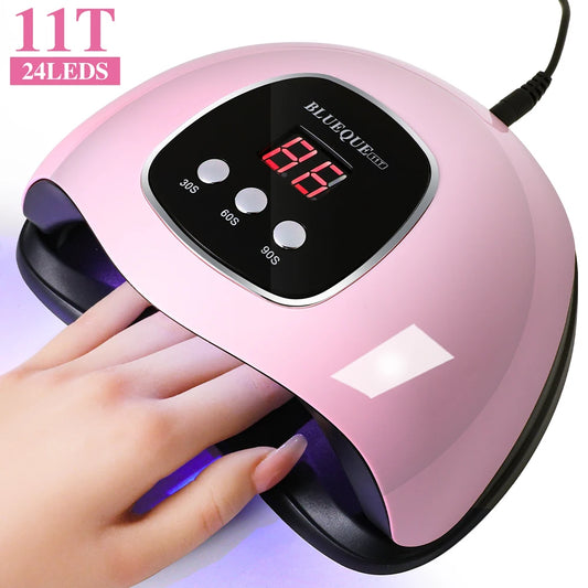 LIMEGIRL Nail UV Dryer Machine Professional 24 LED UV Manicure Lamp Home Use Nail Lamp For Drying Polish Varnish With USB Cable