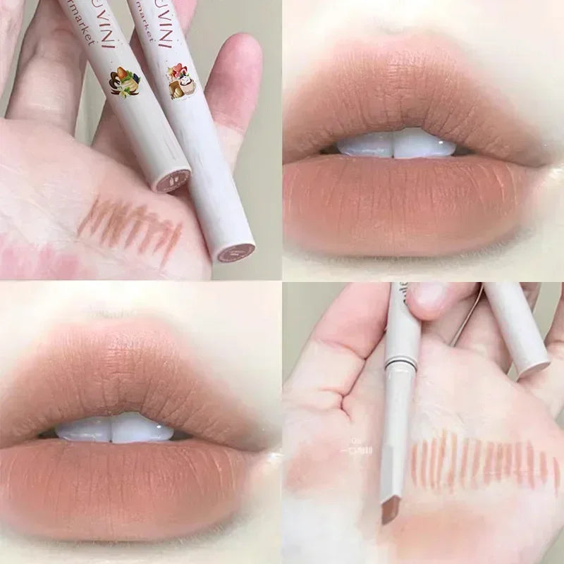 Matte Lip Mud Lip Liner Pencil Gift Box Makeup Set Lip Glaze Cream Waterproof Lips Lipstick Pen Lasting Korea Make Up Cosmetics