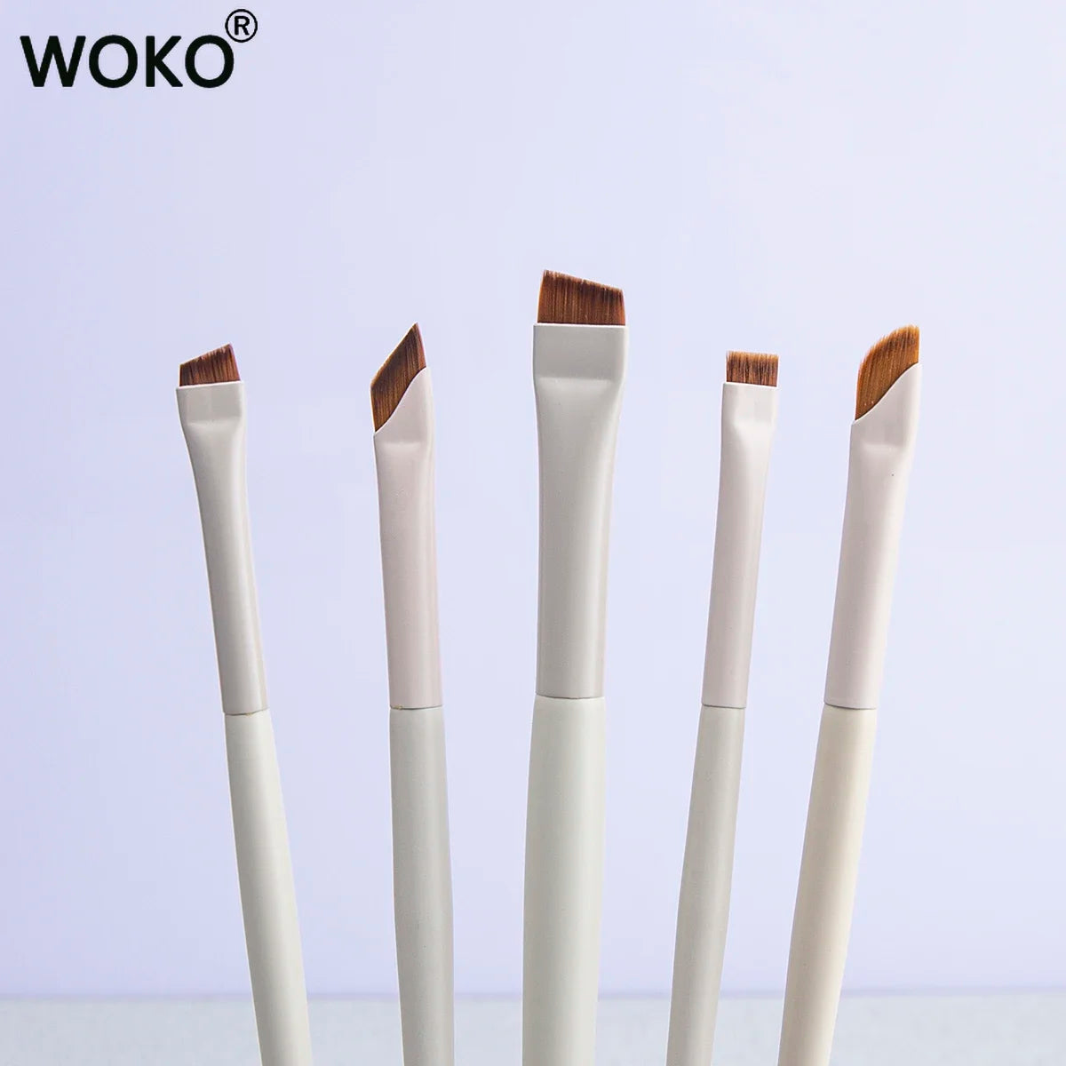 5/6PCS Thin Gel Eyeliner Makeup Brushes Eyeliner Brush Sets Flat Top Eyeliner Concealer Brush Eye Liner Detailed Make Up Tool