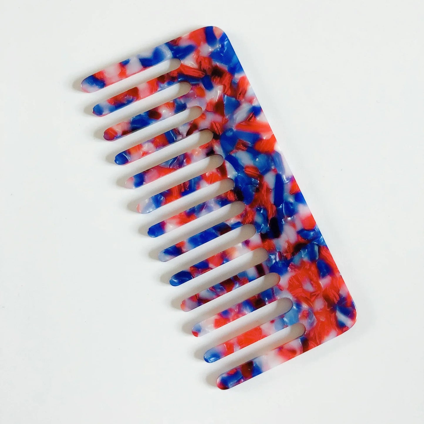 Small Colored Acetate Combs Anti-static Marble Leopard Hair Comb Hair for Women Girls Styling Tools Headdress Head Massage Brush