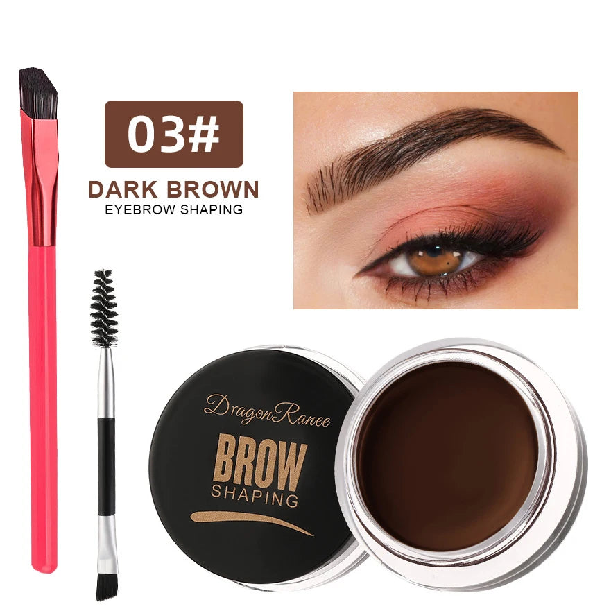 Multi-function Eyebrow Brush With Wild Eyebrows Cream Concealer Square Eye Brow Make Up Brushes For Women Eyebrow Shaping Gel