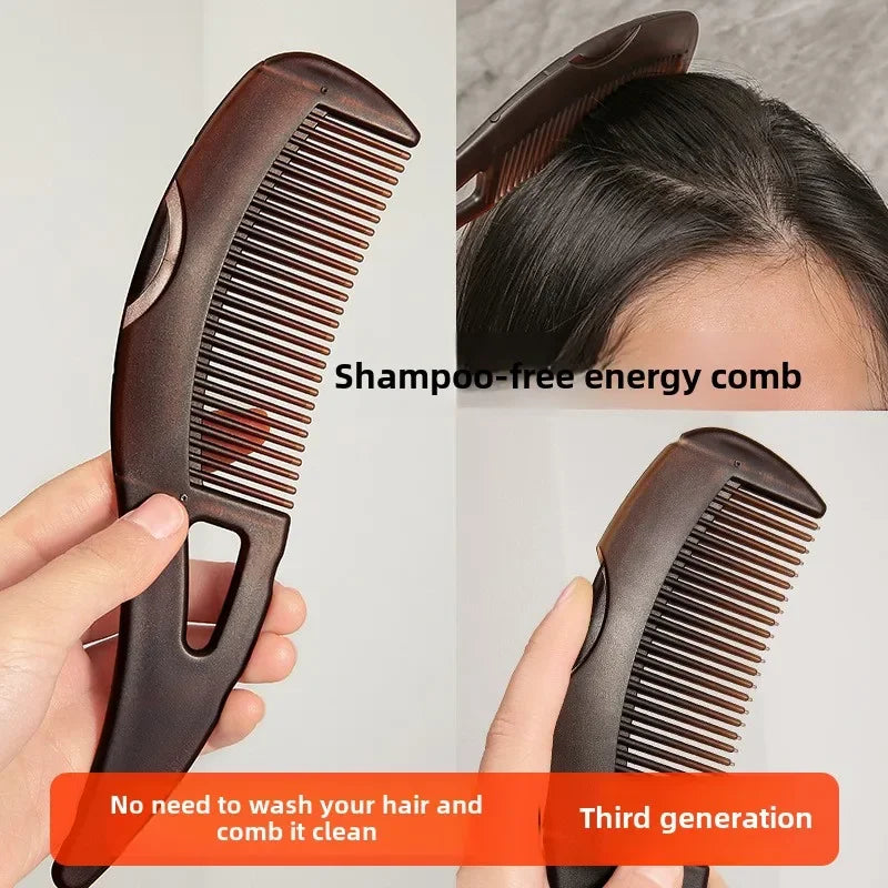 Dandruff Removal Scalp Hair Combs Hair Dressing Comb Self-Cleaning Anti-Static Massage Brushes Hair Salon Styling Tools