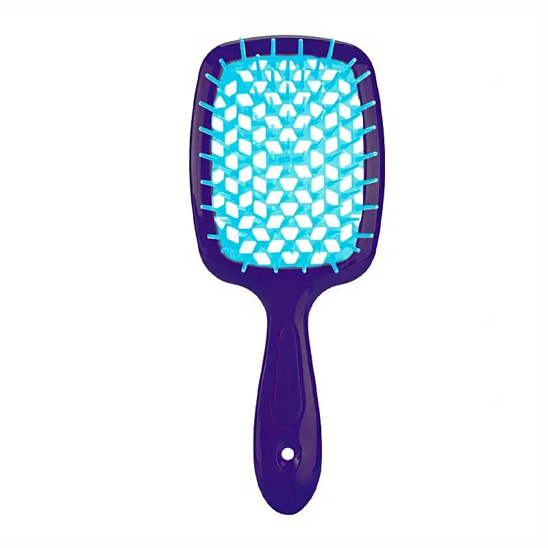 1pcs Hollow Out Wide Teeth Comb For Women Scalp Massage Comb Hair Brush For Wet Or Dry Hair Detangling Hairdressing Brush Salon