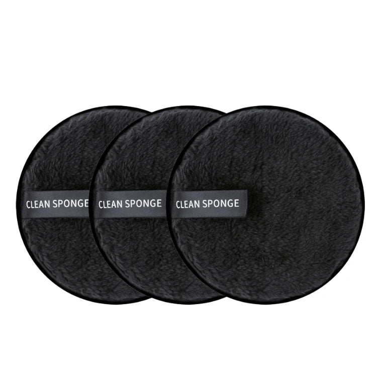 3Pcs Reusable Makeup Remover Pads Cotton Wipes Microfiber Cosmetics Washable Make Up Towel Face Cleansing Sponge Skin Care Tools