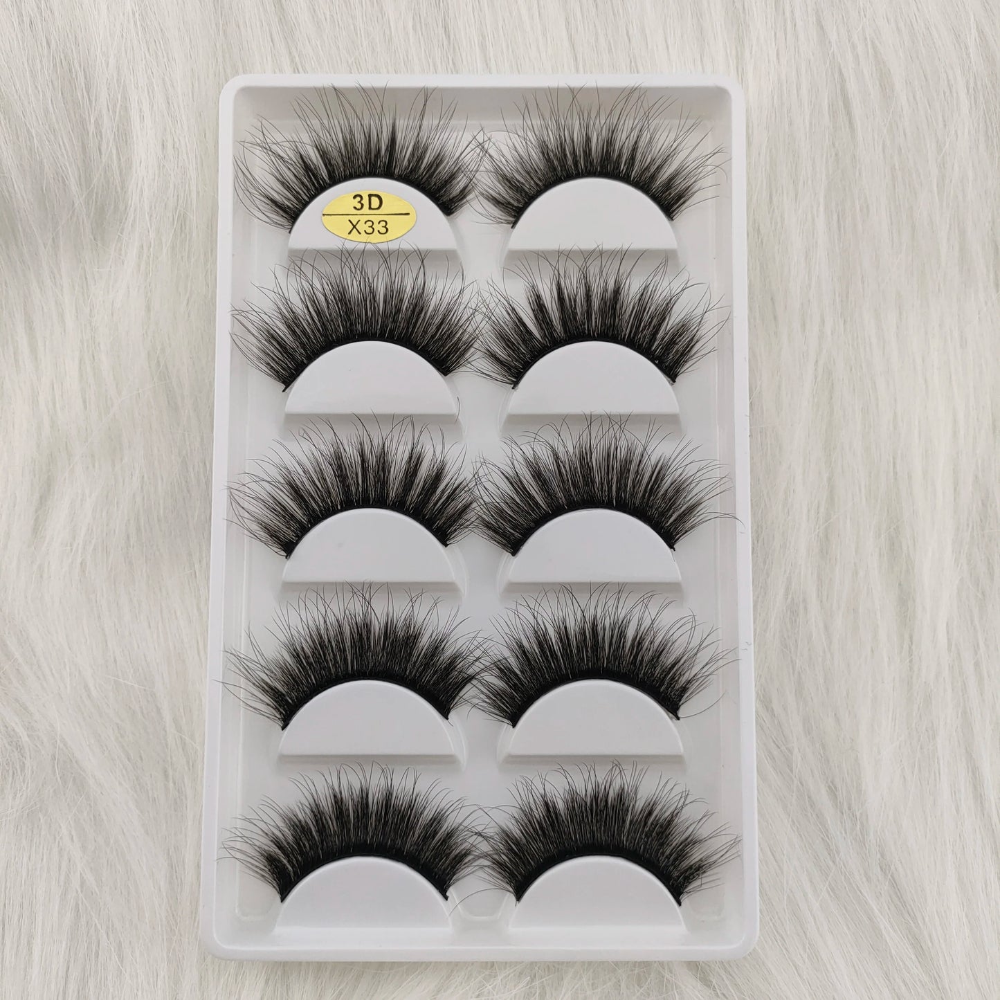 40 Style 5Pairs Natural 3D Mink Eyelashes False Eyelashes Makeup Fake Eye Lashes Faux Cils Make Up Beauty Tools Wholesale 3D-X08