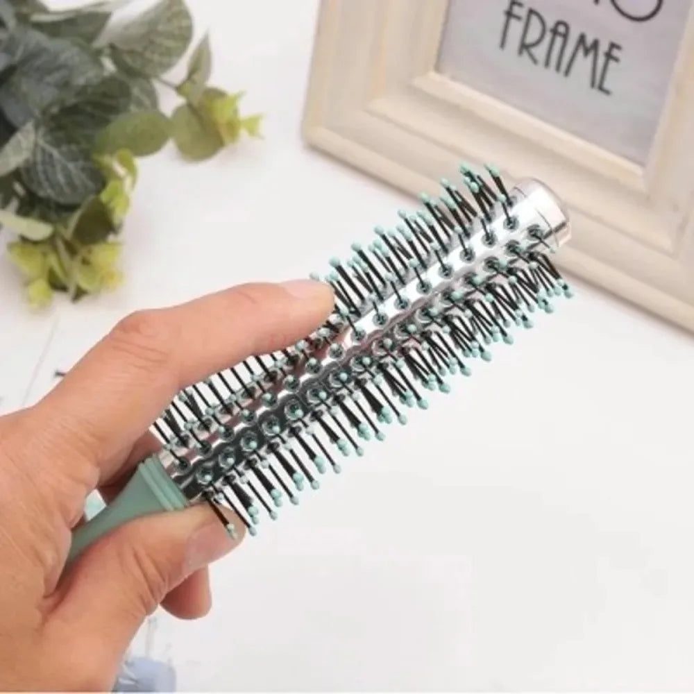 Round Roller Comb Hair Combs Volume Hairbrush Curling Special Pear Flower Buckle Shape Straight Massage Hairdressing заколки