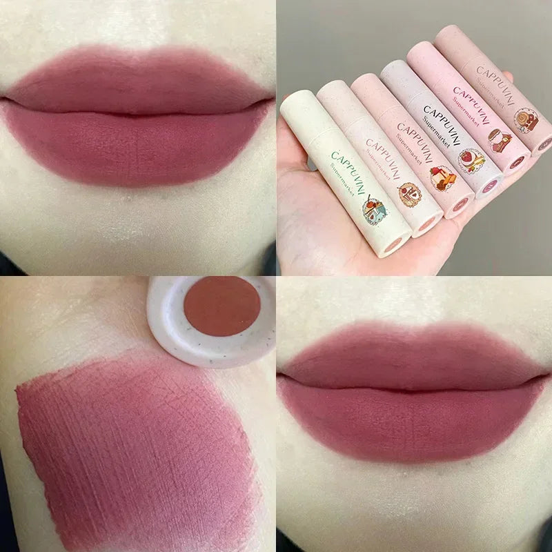 Matte Lip Mud Lip Liner Pencil Gift Box Makeup Set Lip Glaze Cream Waterproof Lips Lipstick Pen Lasting Korea Make Up Cosmetics