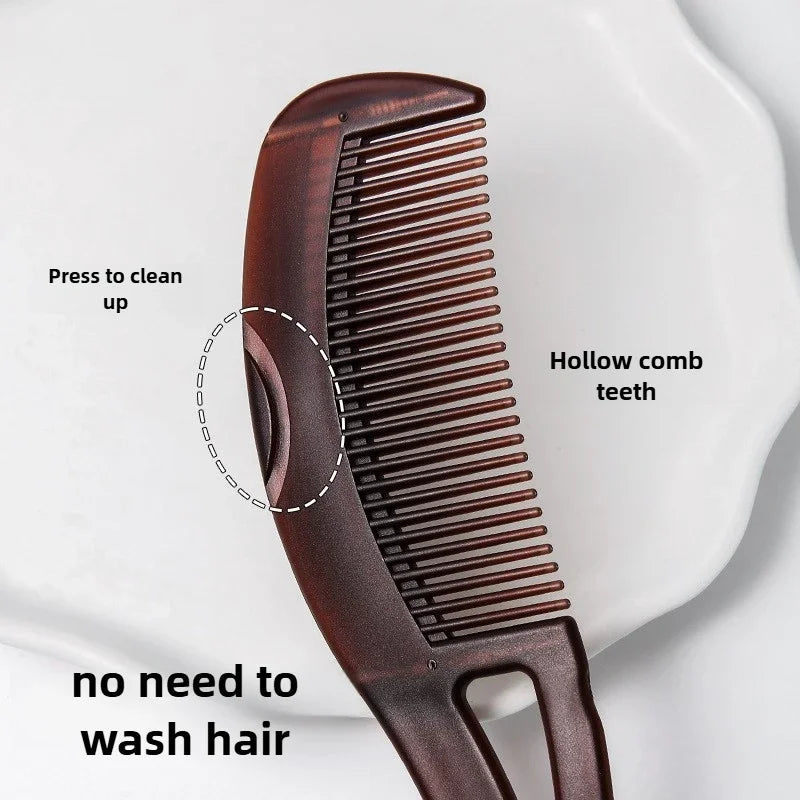 Dandruff Removal Scalp Hair Combs Hair Dressing Comb Self-Cleaning Anti-Static Massage Brushes Hair Salon Styling Tools