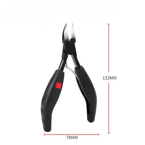 Curved Nail Clippers with Large Opening Three Times Anti-splash Storage Nail Clippers for The Elderly Thick Toenails Heavy Duty