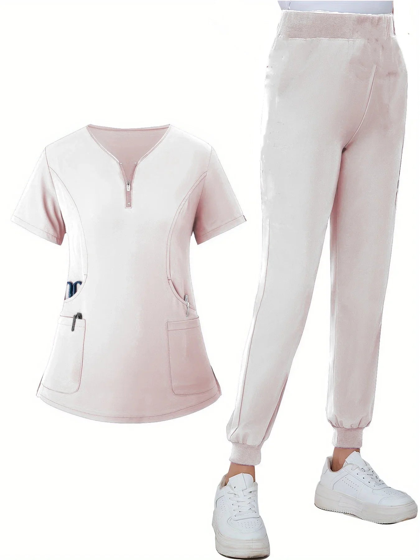 Hot Selling Wholesale Hospital Uniform Thread Medical Scrubs Nurse Soft Short Sleeve Scrub Suit Women Scrubs Uniforms Sets