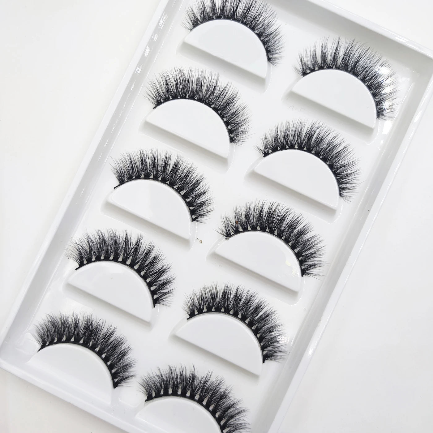 NEW Eyelash 3D Natural Mink False Eyelashes Makeup Fake Eye Lashes Faux Cilios Make Up Beauty Tools 5 Pairs