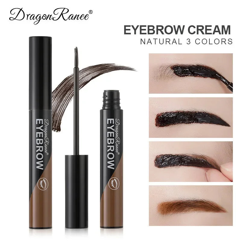 Brown/Grey Peel Off Eyebrow Tattoo Gel Semi-permanent Eyebrow Tattoo Tint Waterproof Non-fading Dye Eyebrow Make Up Cosmetics