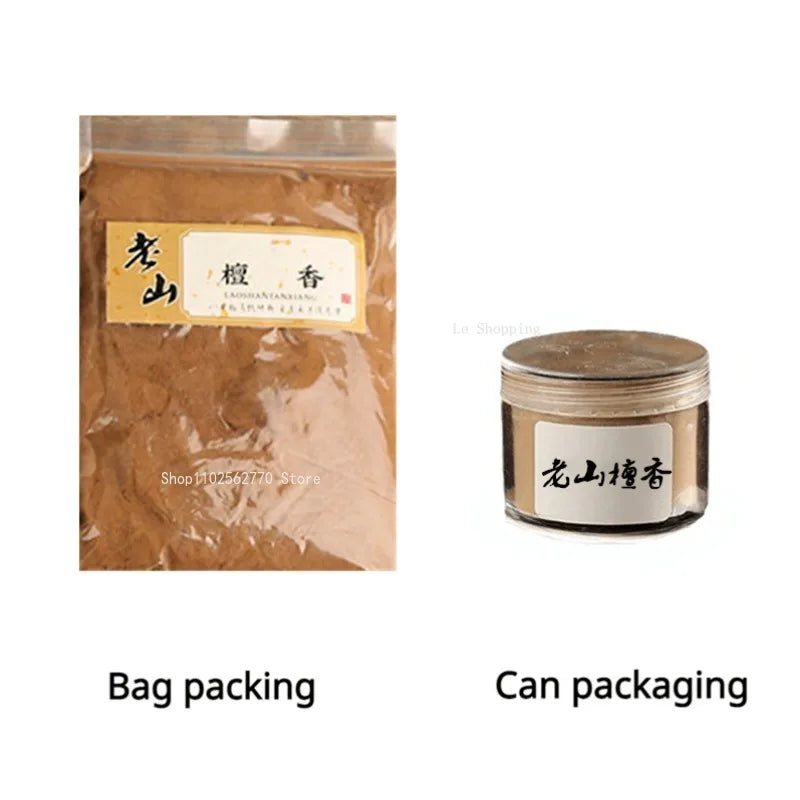 50/500g Incense Powder Old Mountain Sandalwood Agilawood Home/indoor /Aroma Stove/ Calming/purifying Air Make Incense Powder