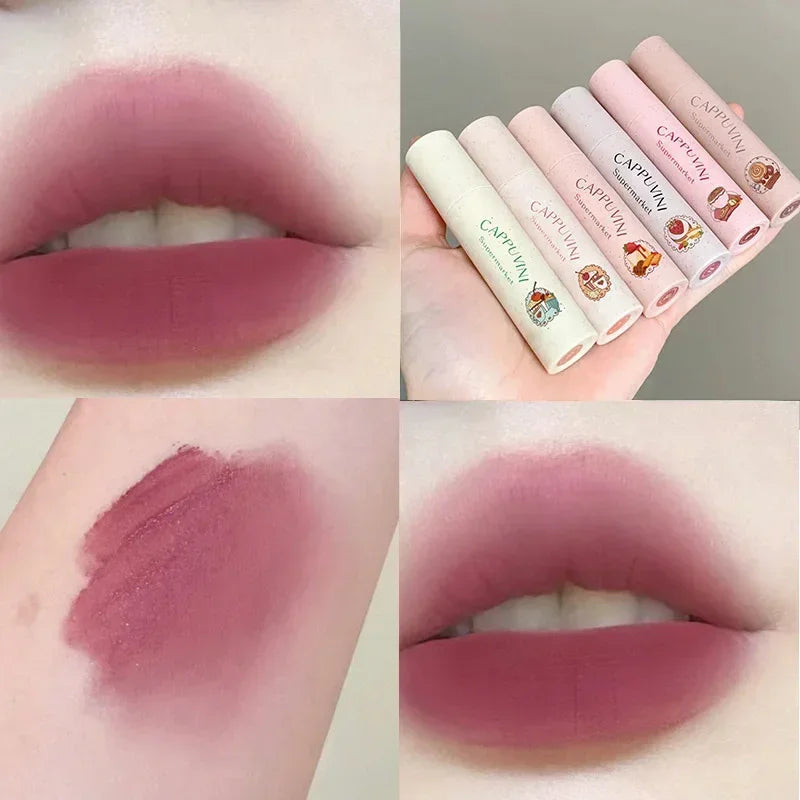 Matte Lip Mud Lip Liner Pencil Gift Box Makeup Set Lip Glaze Cream Waterproof Lips Lipstick Pen Lasting Korea Make Up Cosmetics