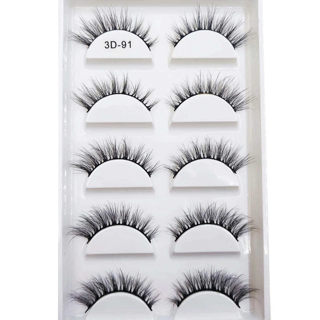 5 Pairs 3D Natural False Eyelashes Makeup Mink Eyelash Fake Eye Lashes Faux Cils Make Up Beauty Maquillaje Tools H13 Mini Cat