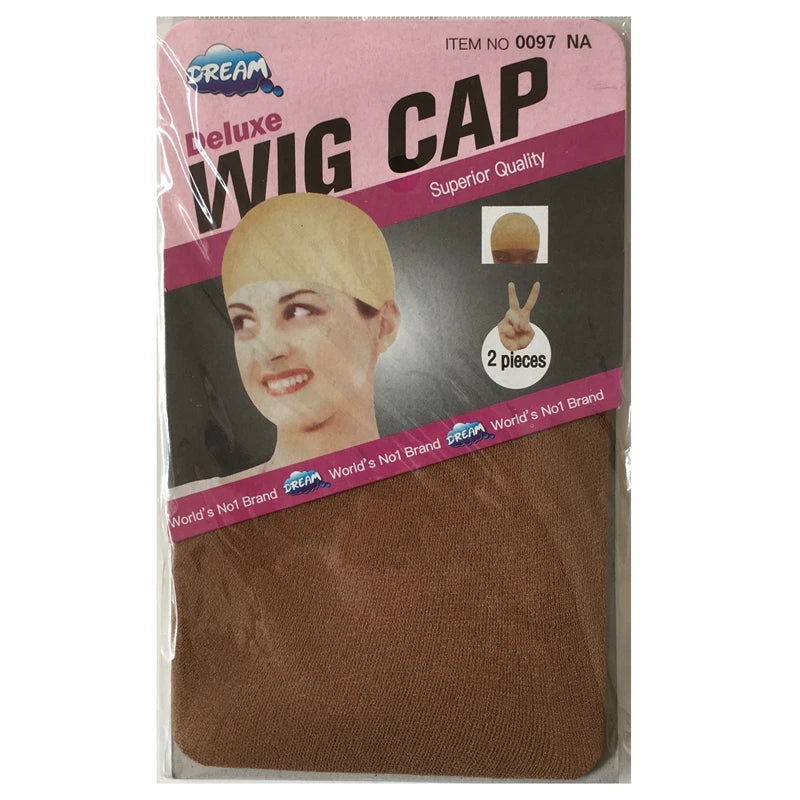 2 Pieces/pack Cheap Hair New Stocking Cap For Wigs Net For Wigs Bald Cap Nylon Stocking Wig Cap Stretchy