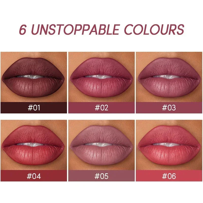 2 In 1 Lipstick Set Lip Liner Pencil Make-up for women Waterproof Long lasting Cosmetic Korean makeup Matte Lip Gloss Tint Stain