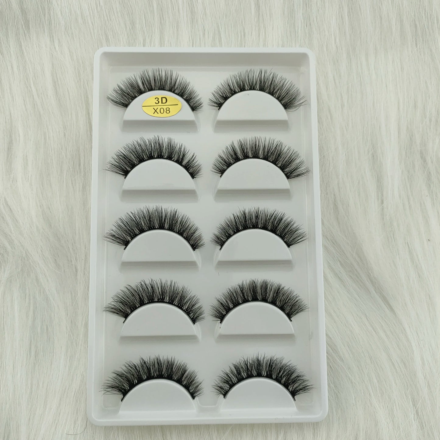 40 Style 5Pairs Natural 3D Mink Eyelashes False Eyelashes Makeup Fake Eye Lashes Faux Cils Make Up Beauty Tools Wholesale 3D-X08